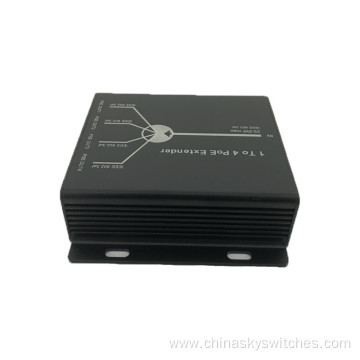 1 in 4 out PoE Extender with poe